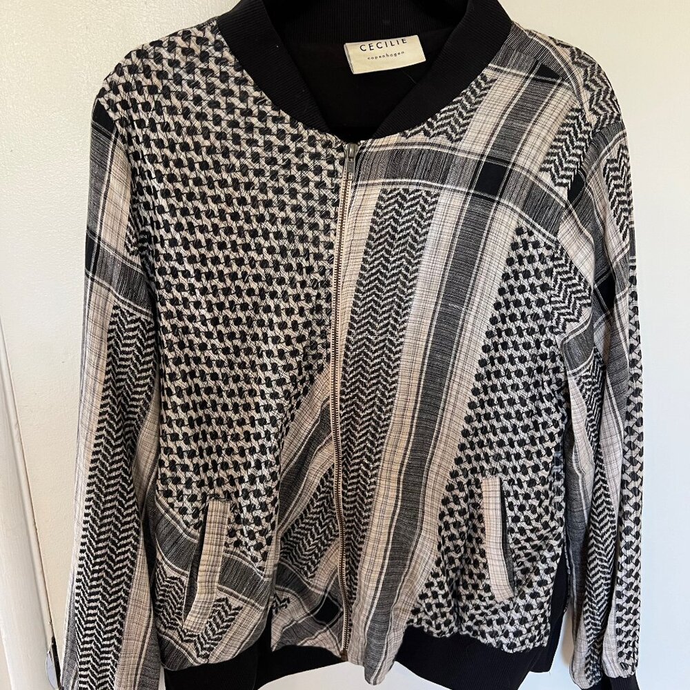 Cecilie Copenhagen Bomber Jacket - Size Medium